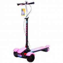 儿童滑板车大童6-8-12岁小孩单脚滑滑车折叠可发光滑滑车青少年