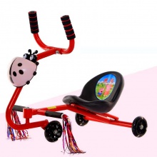 儿童悠悠车广场滑行摇摆车溜溜车扭扭车静音发光轮玩具脚踩车溜娃