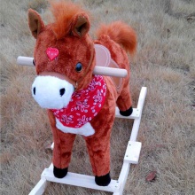 毛绒玩具儿童摇椅音乐木马摇摇马电动马牛仔歌儿童玩具