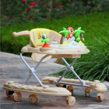 婴儿学步车儿童推车宝宝学步车婴儿手推车学行车可折叠带音乐