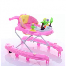 婴儿学步车儿童推车宝宝学步车婴儿手推车学行车可折叠带音乐
