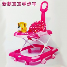 学步车多功能防O型腿防侧翻5到18个月婴儿宝宝手推车可坐幼儿童车
