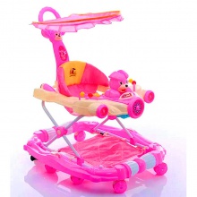 婴儿学步车可折叠带音乐儿童宝宝学步车6-18个月儿童用品