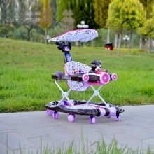 婴儿学步车可折叠带音乐儿童宝宝学步车6-18个月儿童用品