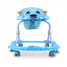 新款宝宝婴儿多功能防侧翻学步车7-18个月小孩可坐带音乐