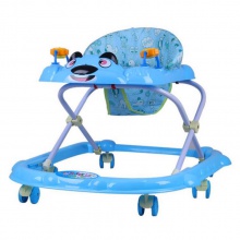 新款宝宝婴儿多功能防侧翻学步车7-18个月小孩可坐带音乐