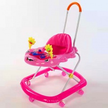 婴儿学步车多功能防侧翻6-7-18个月手推可坐叠婴幼儿童宝宝学步车