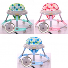 学步车婴儿多功能防宝宝起步侧翻车可坐幼儿折叠男女孩6-7-18个月
