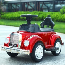 儿童电动车迷你四轮汽车奔驰复古地摊玩具车可坐人女孩男宝童车