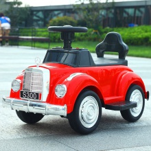 儿童电动车迷你四轮汽车奔驰复古地摊玩具车可坐人女孩男宝童车