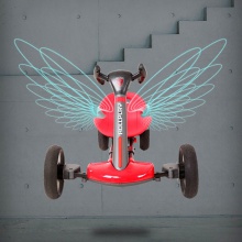 四轮漂移卡丁车可折叠坐人宝宝玩具车儿童电动车