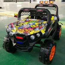 儿童电汽车可坐人儿童电动四轮越野车座四驱汽车可遥控电动童车