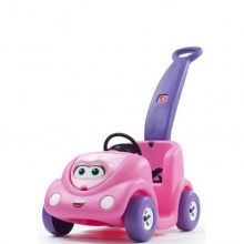 手推车儿童卡通四轮宝宝小童车带手柄推杆户外兜风车儿童玩具车