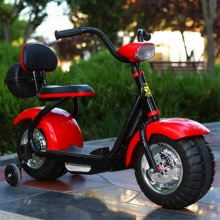 儿童电动摩托车三轮车2-5-8岁男女孩宝宝可坐充电瓶玩具车