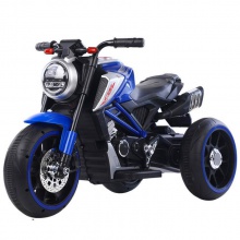 新品儿童电动摩托车儿童三轮车灯光音乐儿童电瓶车3-12岁地摊童车