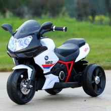 儿童电动摩托车小遥控车宝宝玩具车可坐人童车电动三轮车1-3-5岁