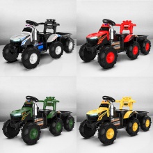 沙滩车可坐人男孩遥控越野车带斗充电玩具车网红车儿童电动拖拉机