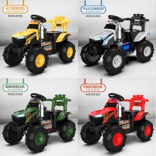 沙滩车可坐人男孩遥控越野车带斗充电玩具车网红车儿童电动拖拉机