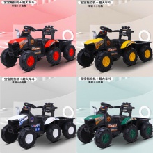 可坐人男孩遥控越野车挖土机工程车勾机充电玩具车儿童电动挖掘机