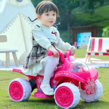 儿童电动车四轮摩托车小孩遥控越野沙滩车可坐人男女宝宝玩具汽车