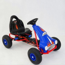 儿童电动卡丁车踏板卡丁车儿童充气轮胎骑车踏板四轮玩具车