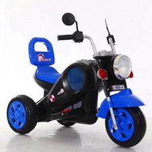 新款儿童电动摩托车小孩三轮可坐可骑宝宝玩具车童车充电HALEI警车