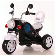 新款儿童电动摩托车小孩三轮可坐可骑宝宝玩具车童车充电HALEI警车