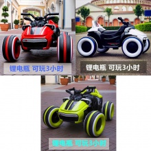 儿童电动四轮沙滩汽车 3-6可坐人大号小孩锂电瓶越野玩具