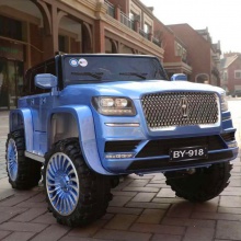 儿童电动汽车四轮遥控车4轮超大号双人宝宝男女小孩玩具车可坐人