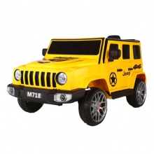 新款儿童电动汽车四轮越野玩具可坐人男女宝宝吉普遥控童车
