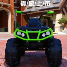 新款儿童电动车四轮遥控汽车可坐人玩具越野车四驱动特大号沙滩