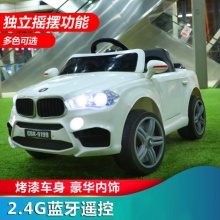 新款儿童电动车 四轮可坐人遥控汽车小孩摇摆童车 宝宝玩具车