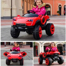 婴儿童电动车四轮四驱越野车小孩可坐人遥控汽车宝宝带摇摆玩具车