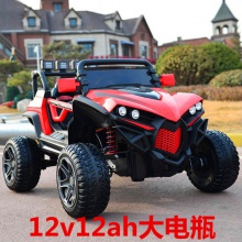 儿童电动车可坐人小孩遥控汽车四轮四驱双人超大号玩具汽车越野车