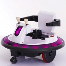 飞碟碰碰车1-5岁遥控多功能电动童车早教音乐灯光