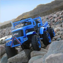 儿童大号拖拉机电动车玩具车可坐人四轮带拖斗遥控越野