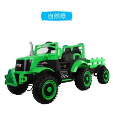 儿童大号拖拉机电动车玩具车可坐人四轮带拖斗遥控越野