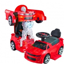 儿童车电动4轮玩具车可坐人男孩宝宝车可坐小孩四轮变形遥控汽车