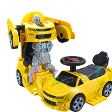 儿童车电动4轮玩具车可坐人男孩宝宝车可坐小孩四轮变形遥控汽车