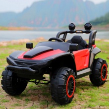 儿童电动车四轮驱动遥控摇摆越野车宝宝汽车双人玩具车可坐人