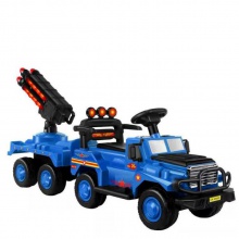 儿童电动车战车四轮玩具车电瓶车大炮设计带有音乐灯光