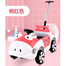 新款可推汽车1-3岁四轮童车宝宝遥控玩具车可坐人卡通儿童电动车