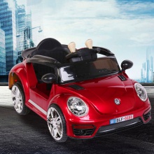 新款遥控跑车甲壳虫小汽车四轮双驱摇摆宝宝充电推车儿童电动车