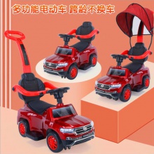 防侧翻1-3岁宝宝四轮汽车万向轮可坐人溜溜滑行车儿童电动扭扭车