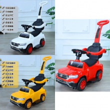 防侧翻1-3岁宝宝四轮汽车万向轮可坐人溜溜滑行车儿童电动扭扭车