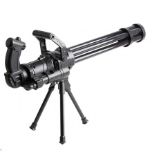 儿童玩具枪加特林连发软弹枪旋转发射海绵弹男孩吃鸡狙击装备