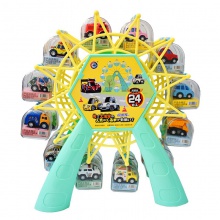 摩天轮合金迷你小汽车单只独立透明盒装 Q版手拿口袋小玩具车模型