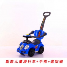 儿童推车滑行车多功能带音乐儿童扭扭车 宝宝学步溜溜车 手推童车