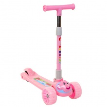儿童滑板车闪光轮可折叠可调节米高车儿童滑板车儿童三轮车