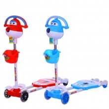 新款奶粉影楼赠品 四轮儿童滑板车 可升降带闪光音乐扭扭车